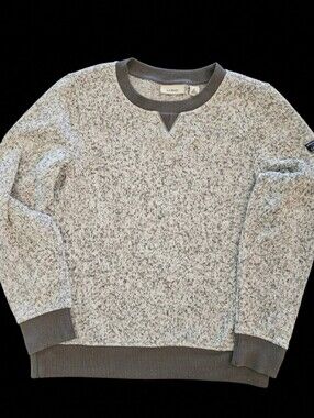 L.L. Bean Sweater Fleece Crewneck Pullover Top Gray XS Regular